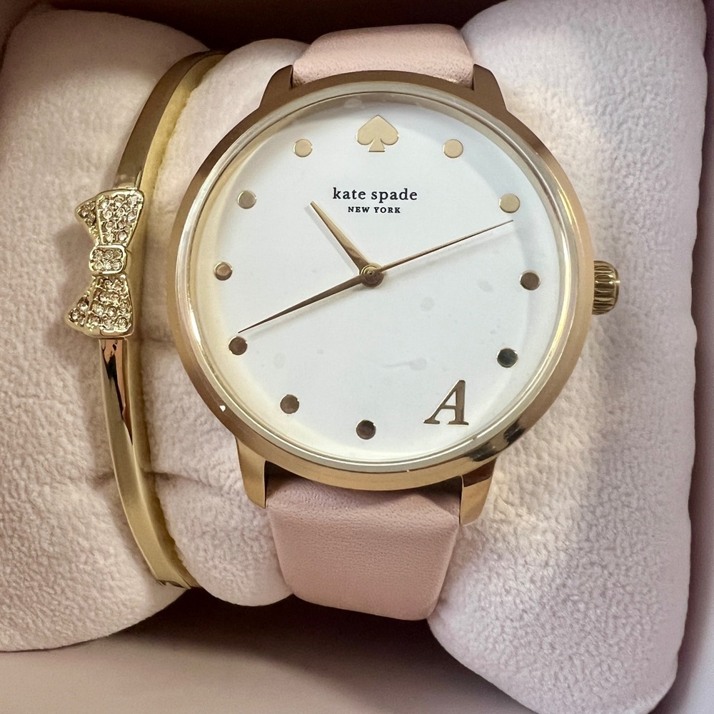 NWT Kate Spade Monogram “A” Watch - Picture 3 of 9